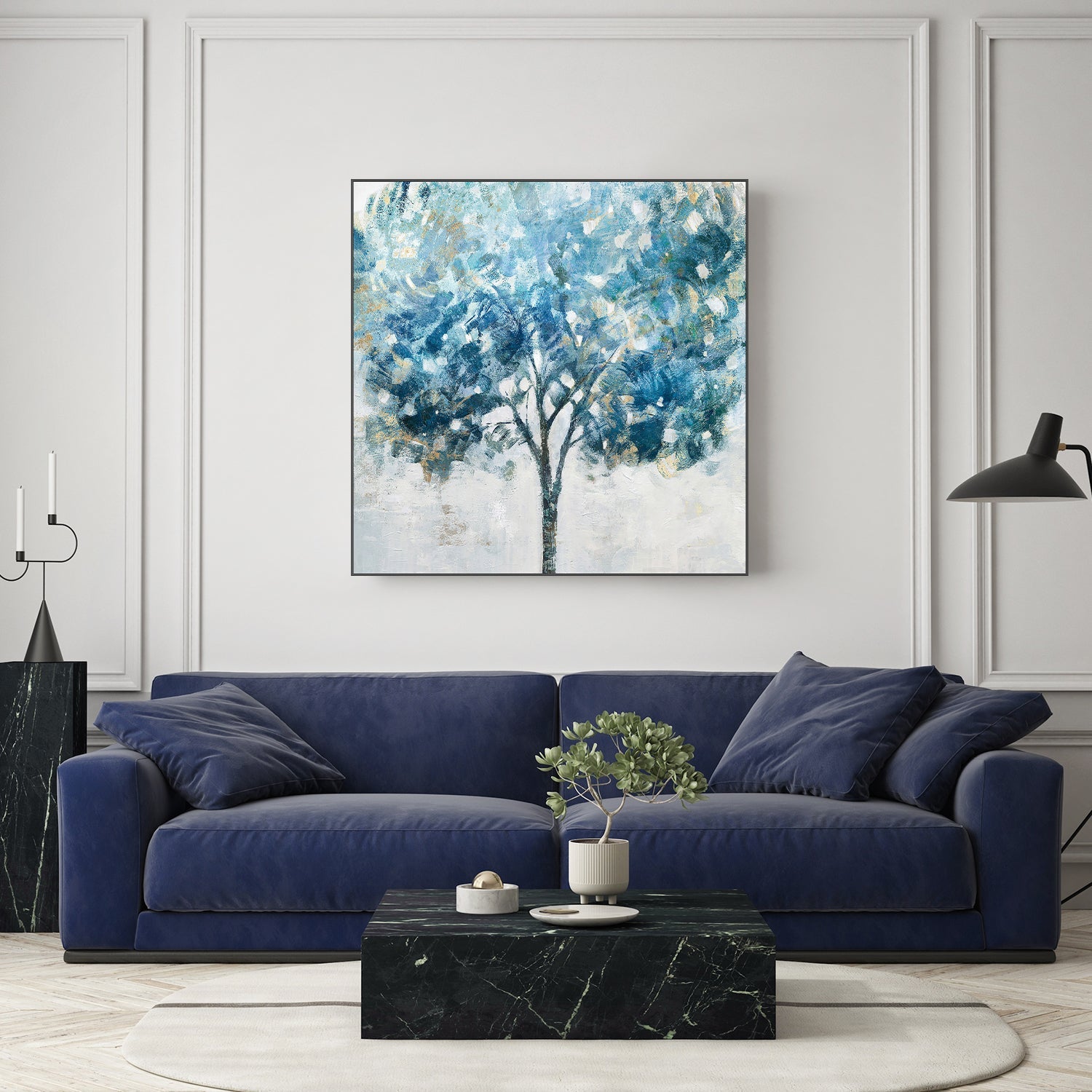 wall-art-print-canvas-poster-framed-Blue Light , By Maya Woods-7