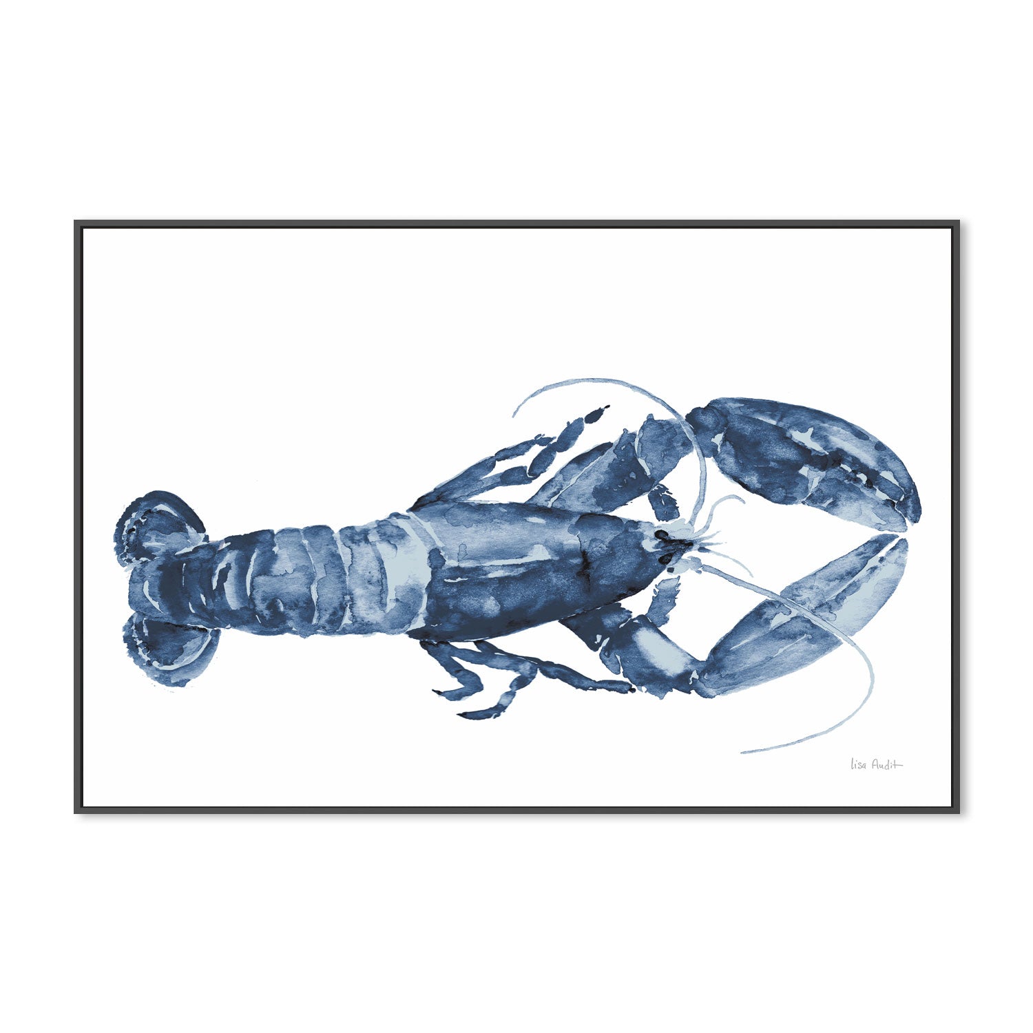 wall-art-print-canvas-poster-framed-Blue Lobster , By Lisa Audit-GIOIA-WALL-ART