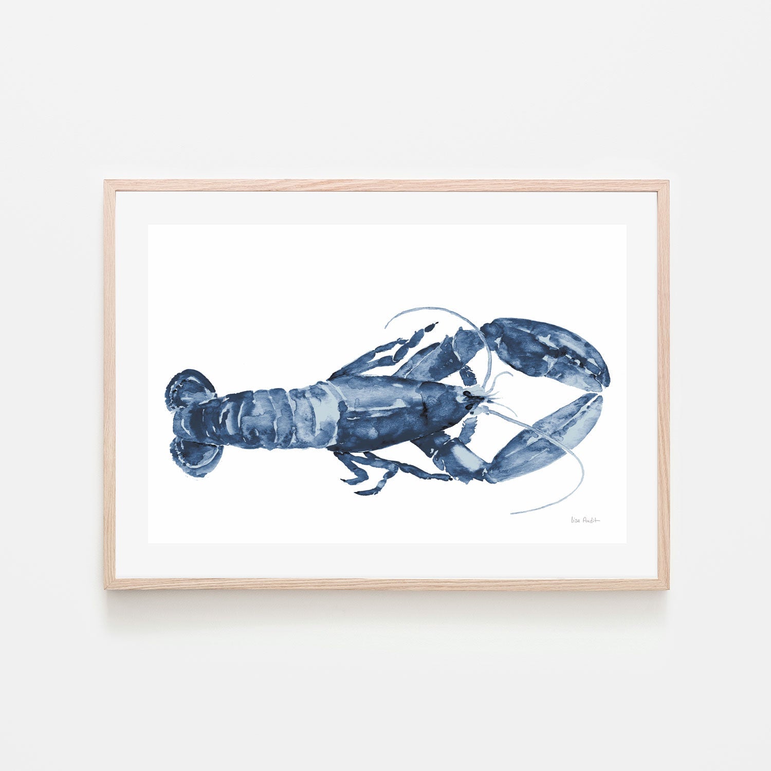 wall-art-print-canvas-poster-framed-Blue Lobster , By Lisa Audit-GIOIA-WALL-ART