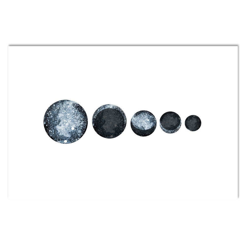 wall-art-print-canvas-poster-framed-Blue Moon Phases-by-Danushka Abeygoda-Gioia Wall Art
