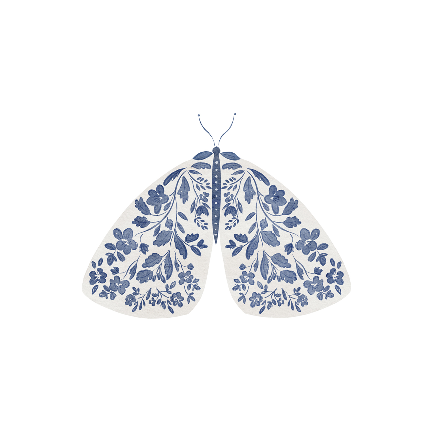 wall-art-print-canvas-poster-framed-Blue Moth , By Leah Straatsma-1