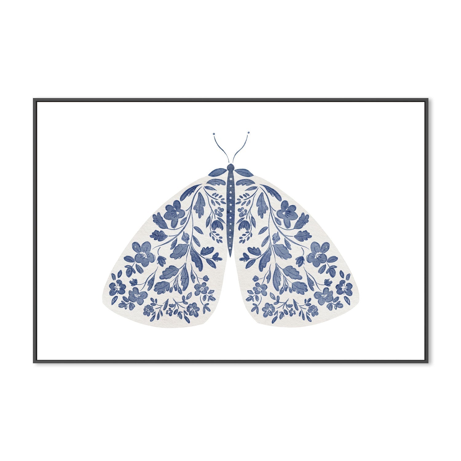 wall-art-print-canvas-poster-framed-Blue Moth , By Leah Straatsma-3