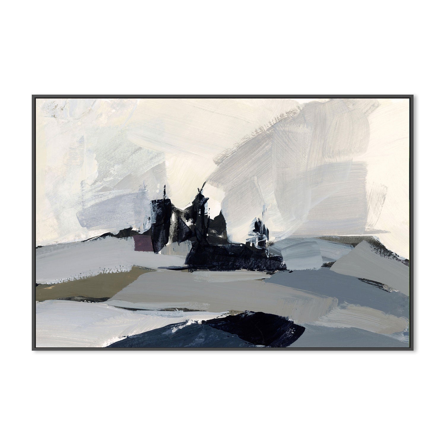 wall-art-print-canvas-poster-framed-Blue Mountains, Style D-by-Emily Wood-Gioia Wall Art