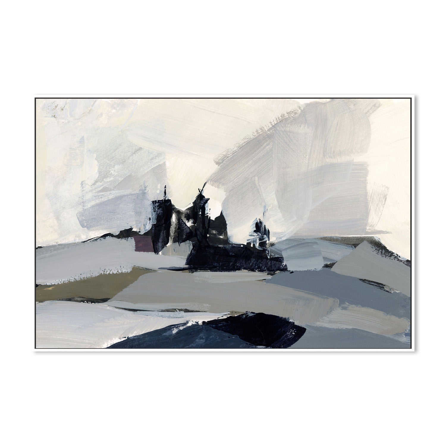 wall-art-print-canvas-poster-framed-Blue Mountains, Style D-by-Emily Wood-Gioia Wall Art