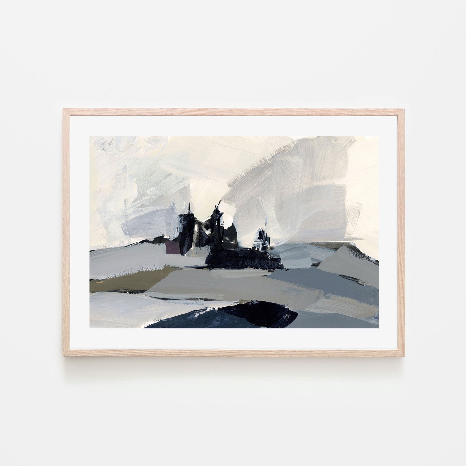 wall-art-print-canvas-poster-framed-Blue Mountains, Style D-by-Emily Wood-Gioia Wall Art