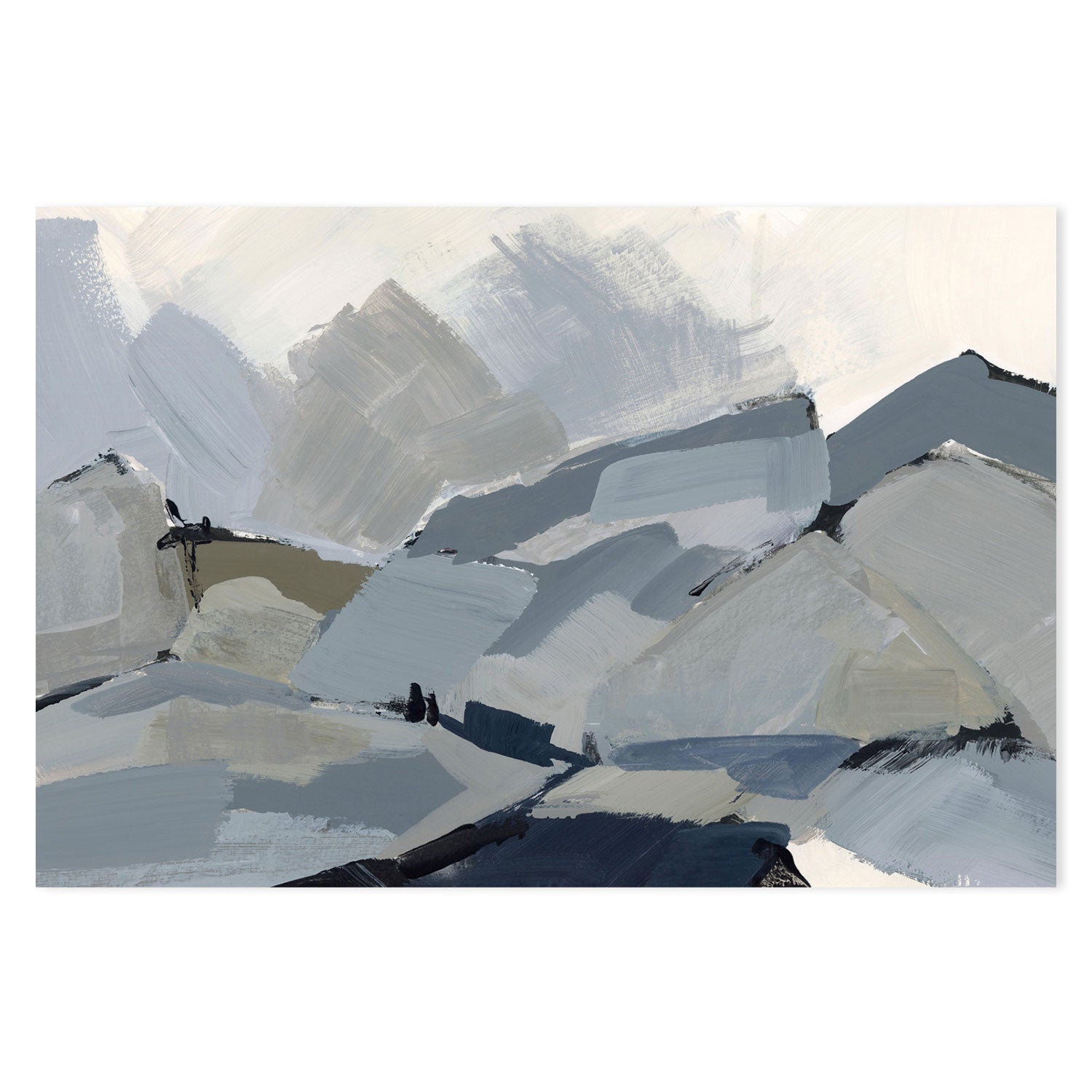 wall-art-print-canvas-poster-framed-Blue Mountains, Style E-by-Emily Wood-Gioia Wall Art