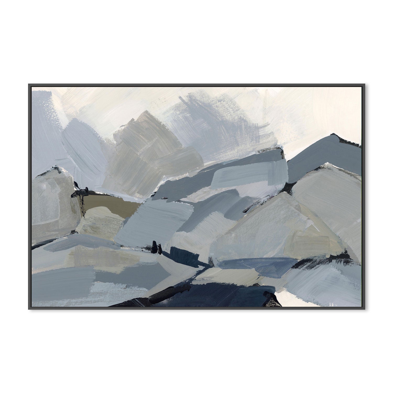 wall-art-print-canvas-poster-framed-Blue Mountains, Style E-by-Emily Wood-Gioia Wall Art