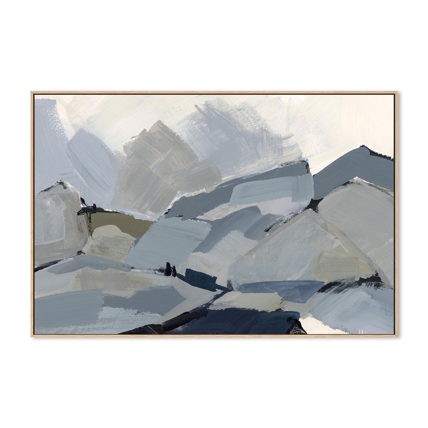 wall-art-print-canvas-poster-framed-Blue Mountains, Style E-by-Emily Wood-Gioia Wall Art