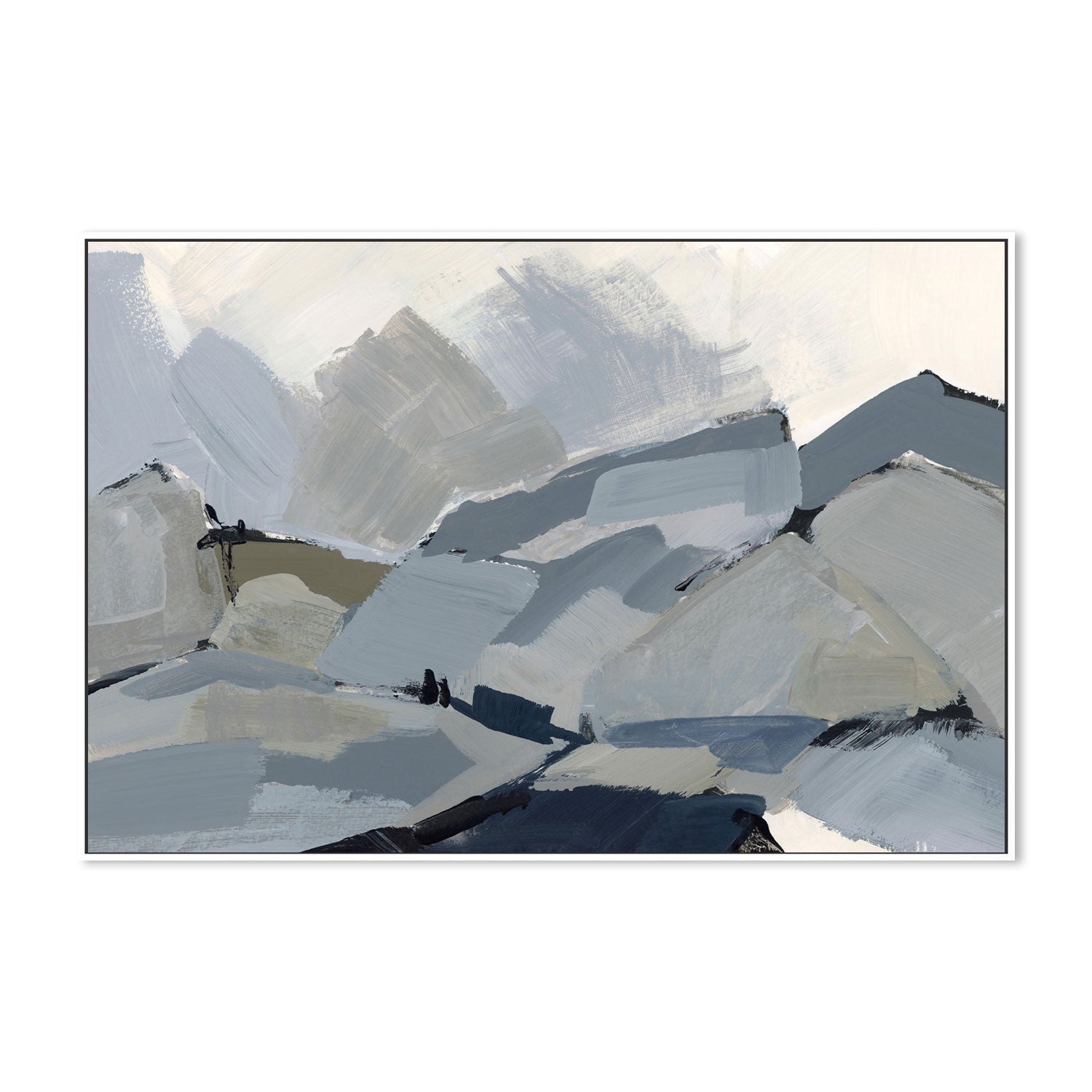 wall-art-print-canvas-poster-framed-Blue Mountains, Style E-by-Emily Wood-Gioia Wall Art