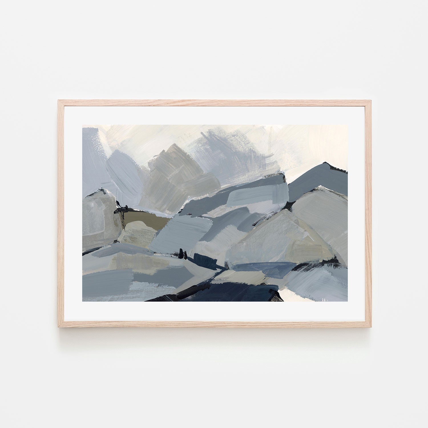 wall-art-print-canvas-poster-framed-Blue Mountains, Style E-by-Emily Wood-Gioia Wall Art