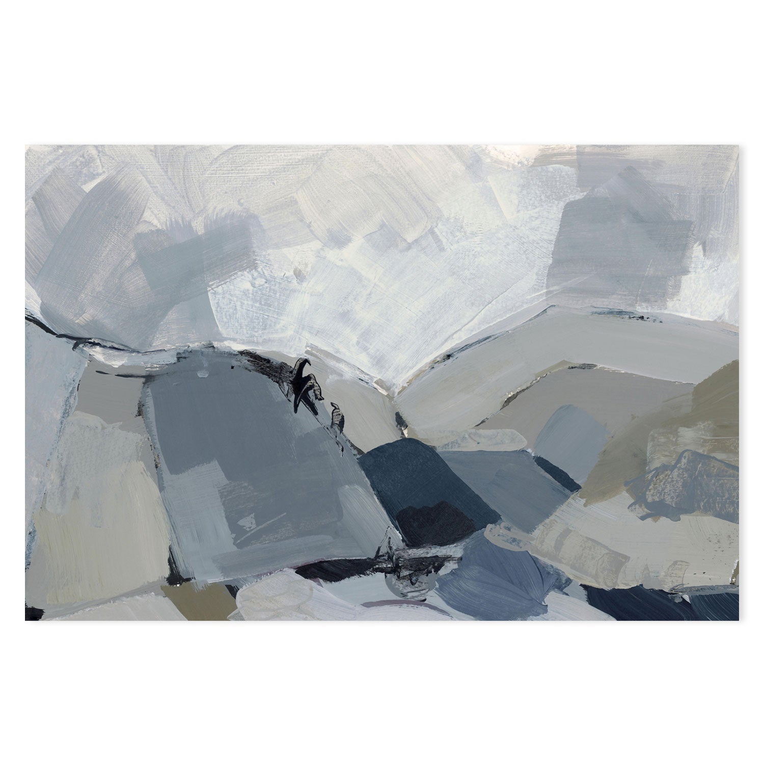 wall-art-print-canvas-poster-framed-Blue Mountains, Style F-by-Emily Wood-Gioia Wall Art