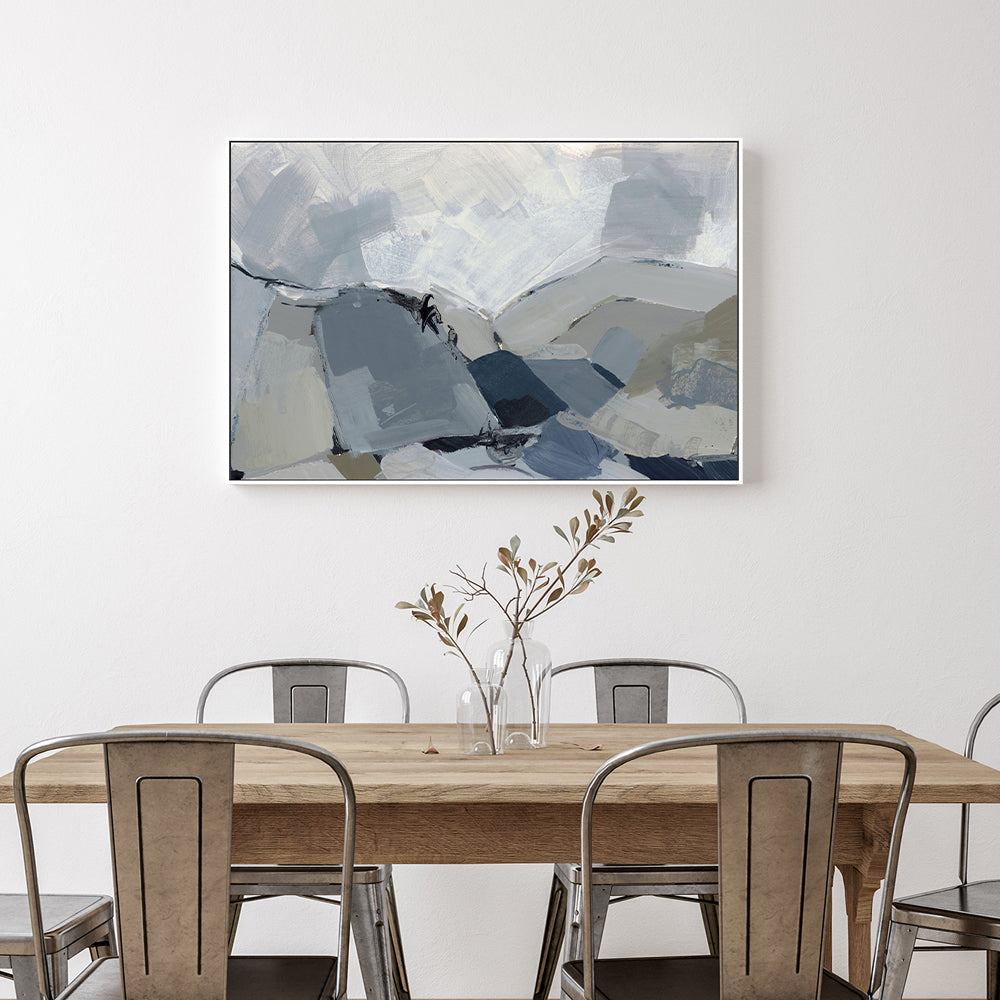 wall-art-print-canvas-poster-framed-Blue Mountains, Style F-by-Emily Wood-Gioia Wall Art
