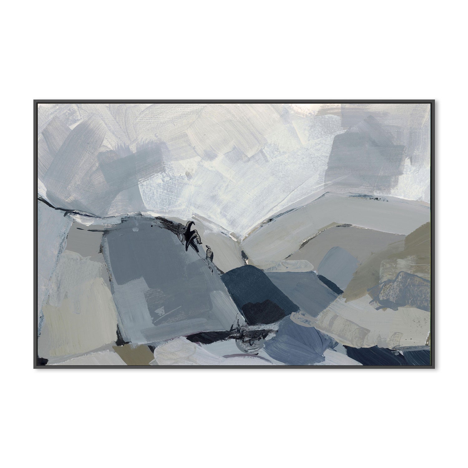 wall-art-print-canvas-poster-framed-Blue Mountains, Style F-by-Emily Wood-Gioia Wall Art