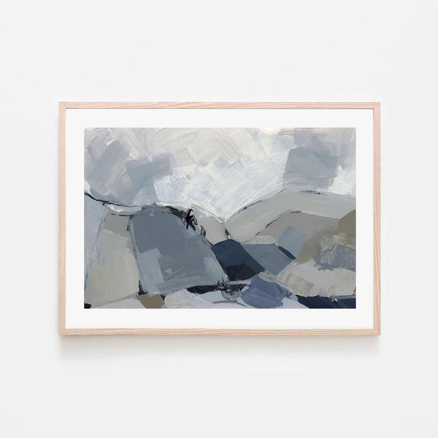 wall-art-print-canvas-poster-framed-Blue Mountains, Style F-by-Emily Wood-Gioia Wall Art