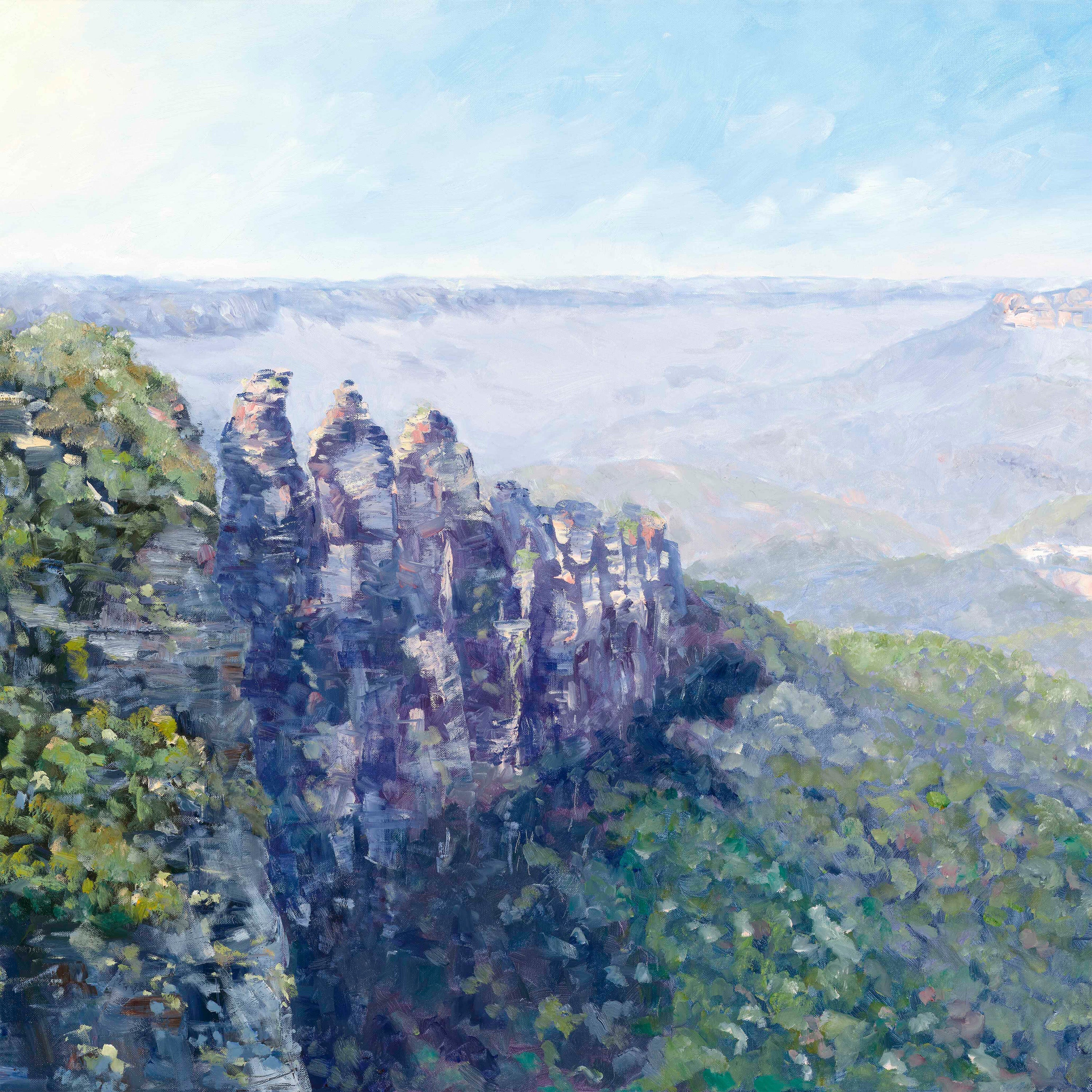 wall-art-print-canvas-poster-framed-Blue Mountains Three Sisters-1