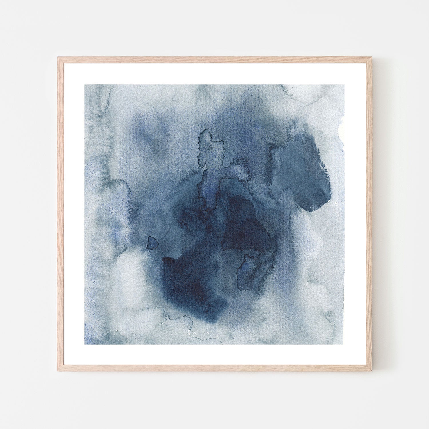 wall-art-print-canvas-poster-framed-Blue Nebula, Style B-by-Emily Wood-Gioia Wall Art