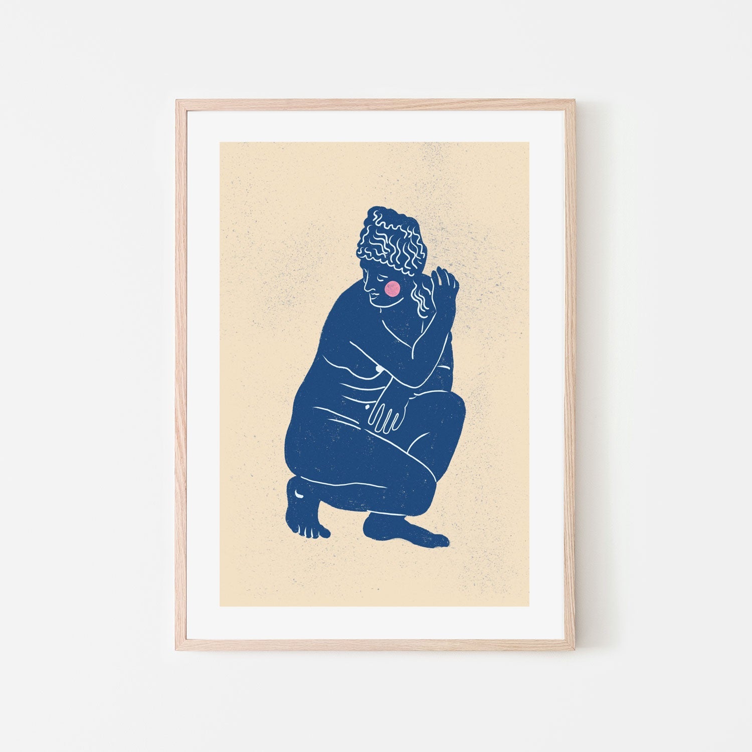 wall-art-print-canvas-poster-framed-Blue Nude , By Gigi Rosado-GIOIA-WALL-ART