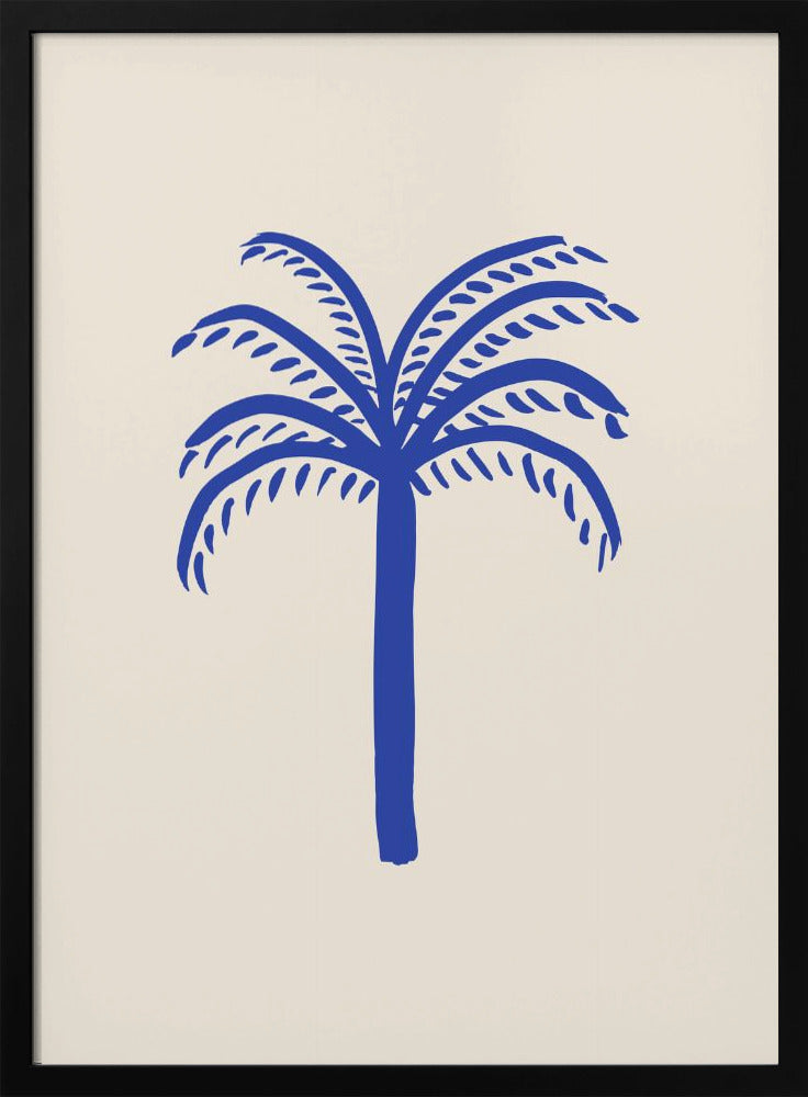 wall-art-print-canvas-poster-framed-Blue Palm-2