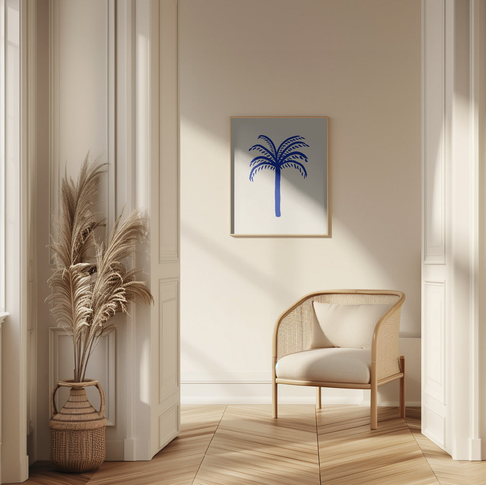 wall-art-print-canvas-poster-framed-Blue Palm-8