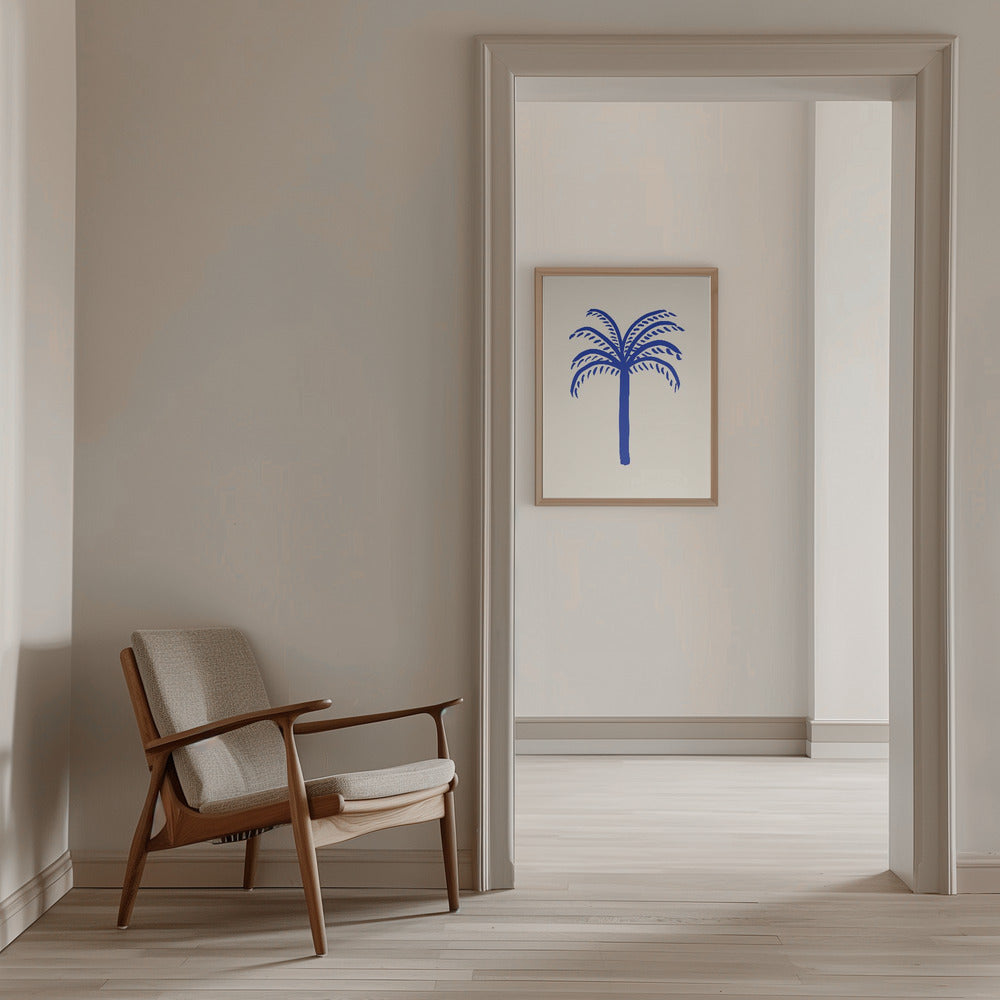 wall-art-print-canvas-poster-framed-Blue Palm-9