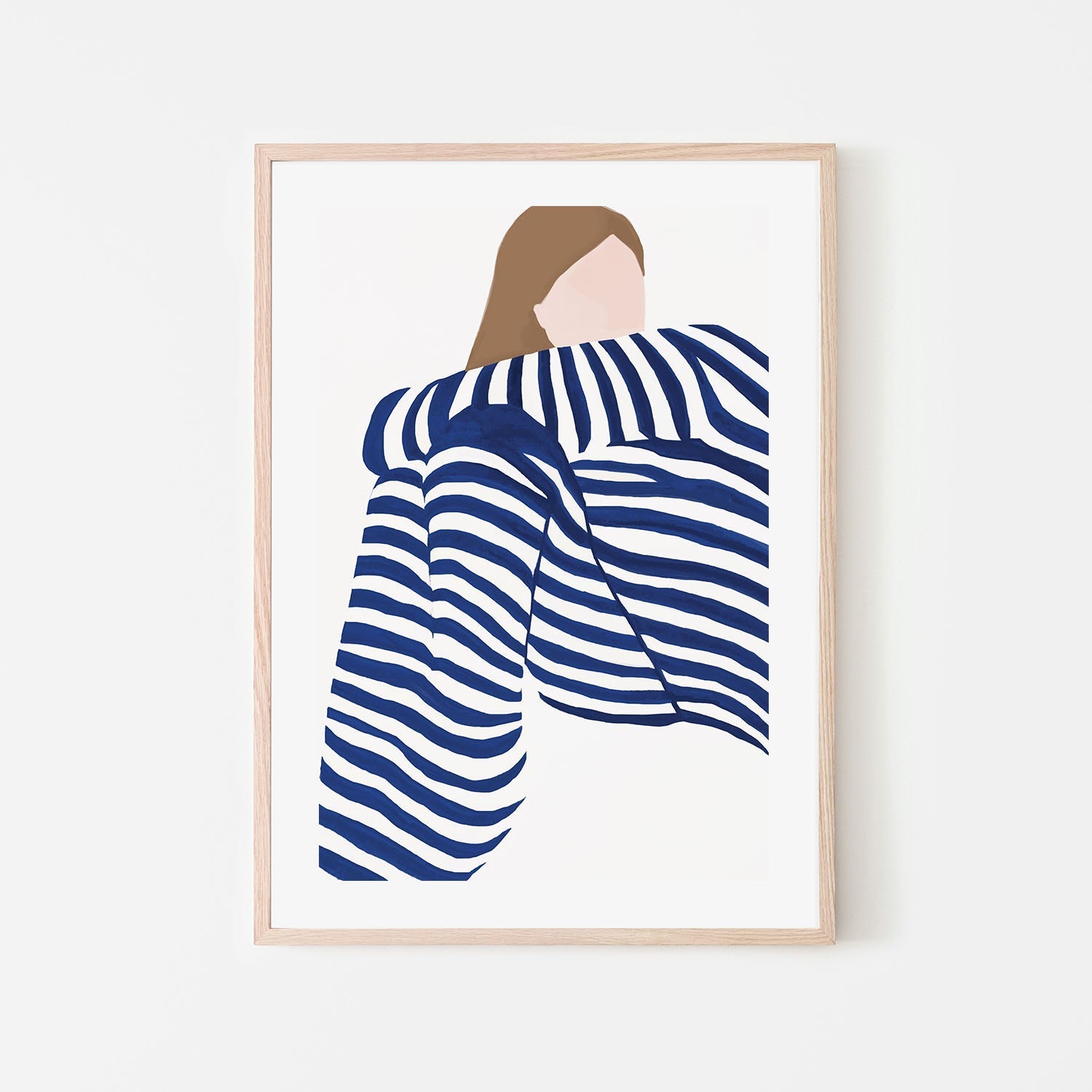 wall-art-print-canvas-poster-framed-Blue Pyjamas , By Stacey Williams-6