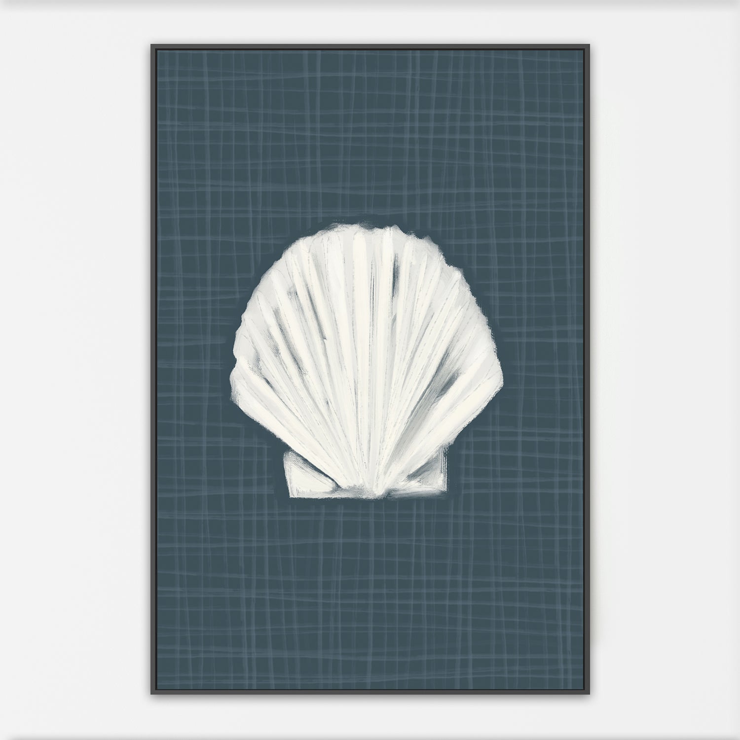 wall-art-print-canvas-poster-framed-Blue Seashell , By Jetty Home , By Jetty Home-3