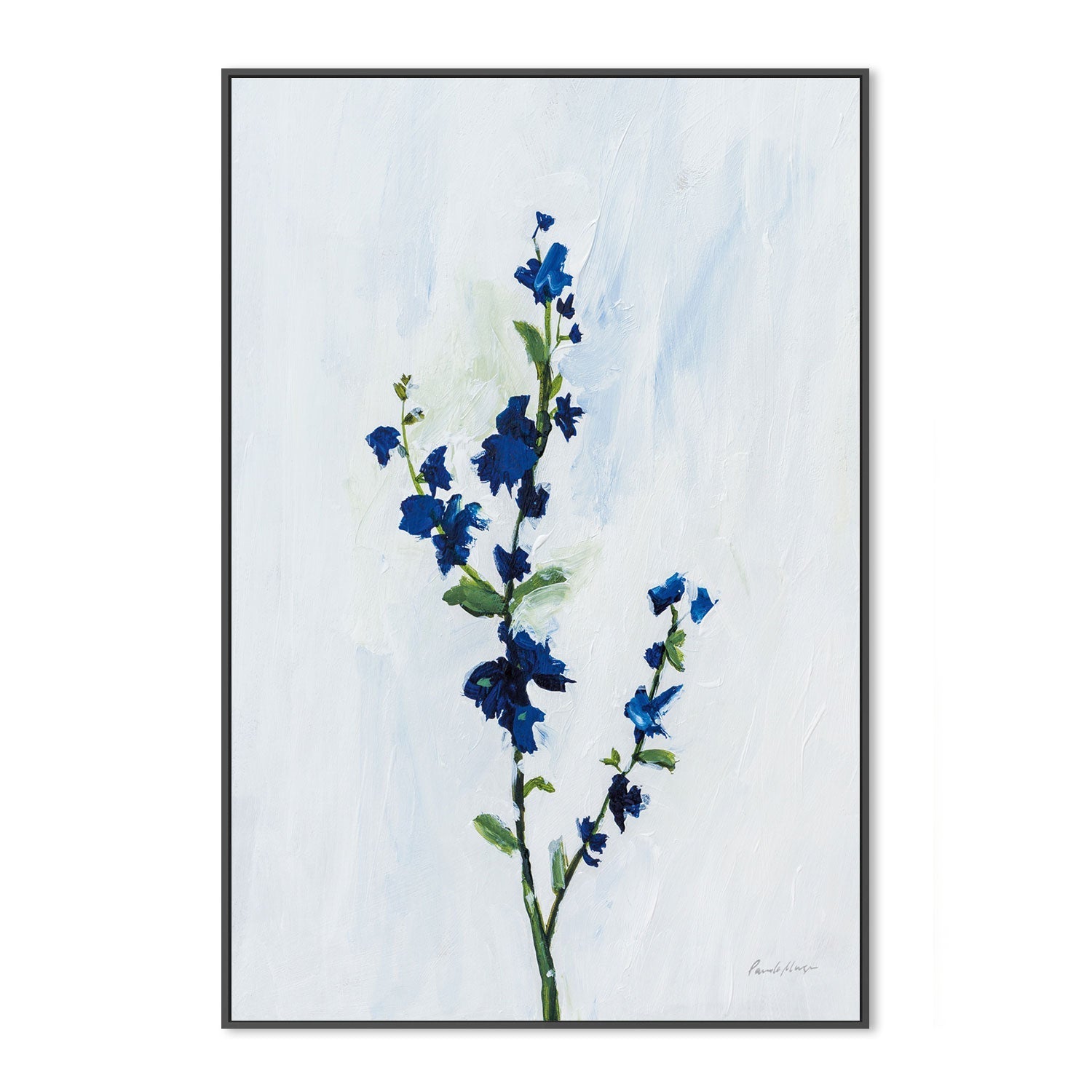 wall-art-print-canvas-poster-framed-Blue Stems, Style A , By Pamela Munger-GIOIA-WALL-ART