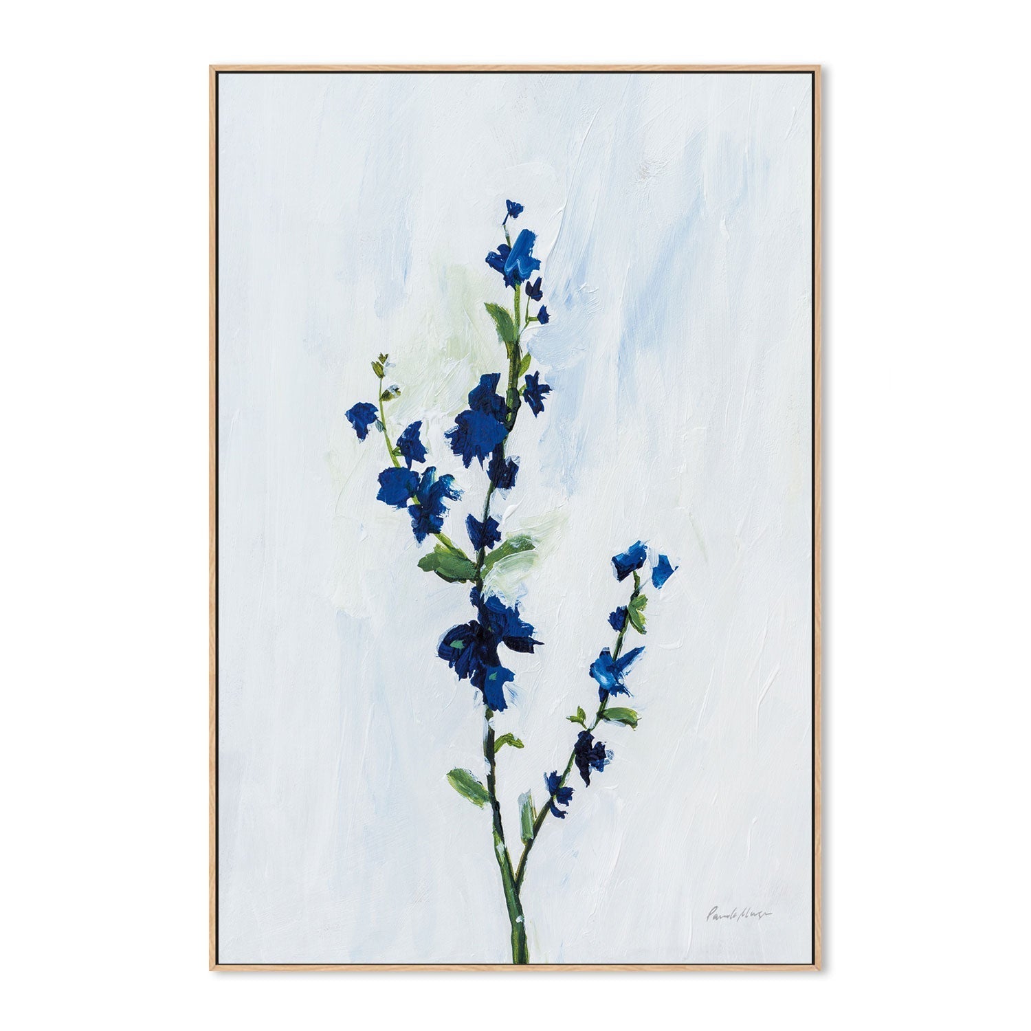 wall-art-print-canvas-poster-framed-Blue Stems, Style A , By Pamela Munger-GIOIA-WALL-ART
