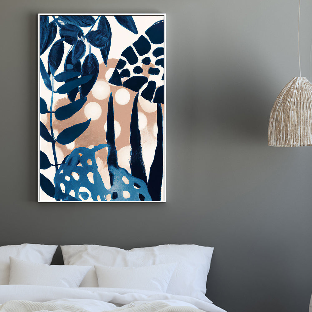 wall-art-print-canvas-poster-framed-Blue Tropics , By Pictufy-2