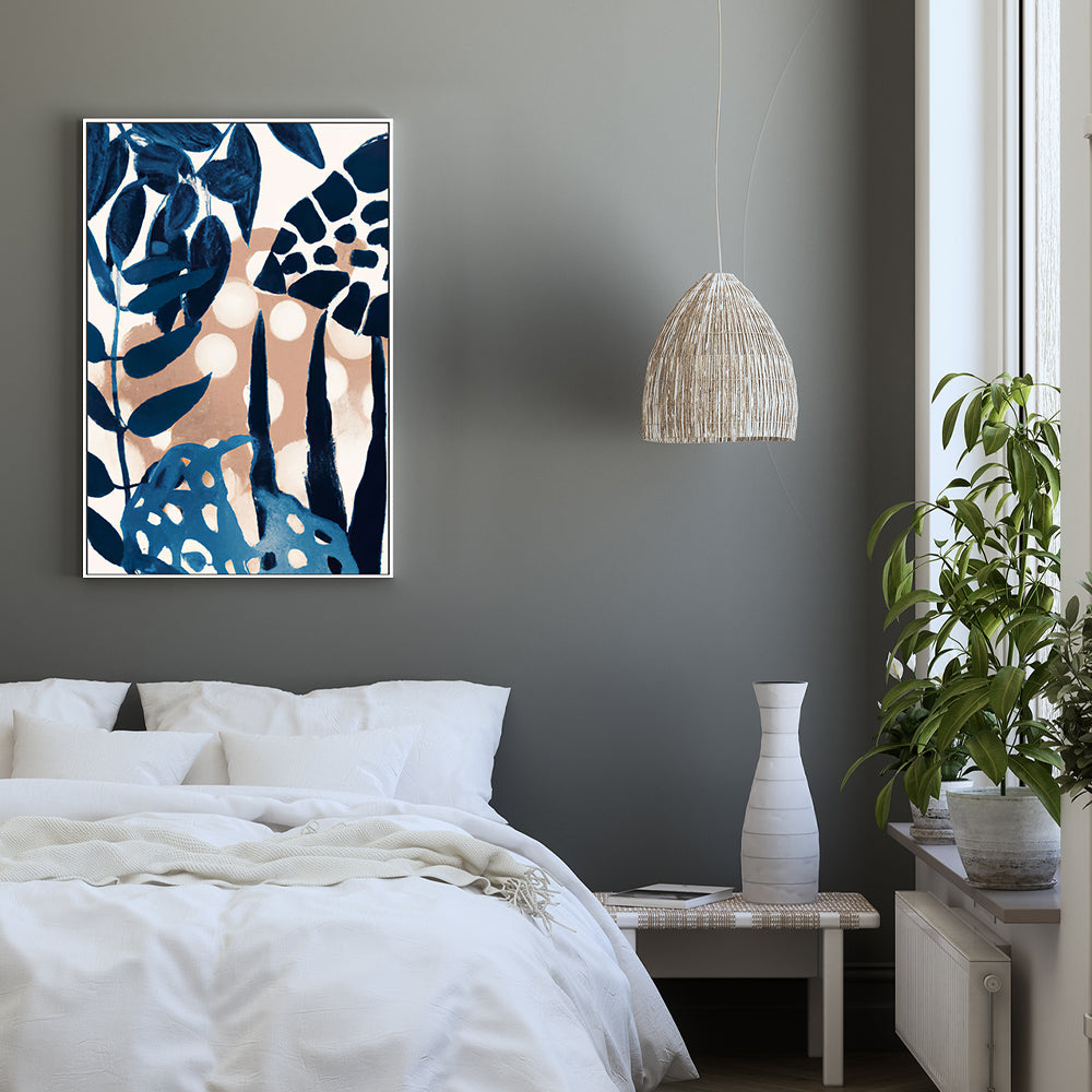 wall-art-print-canvas-poster-framed-Blue Tropics , By Pictufy-7