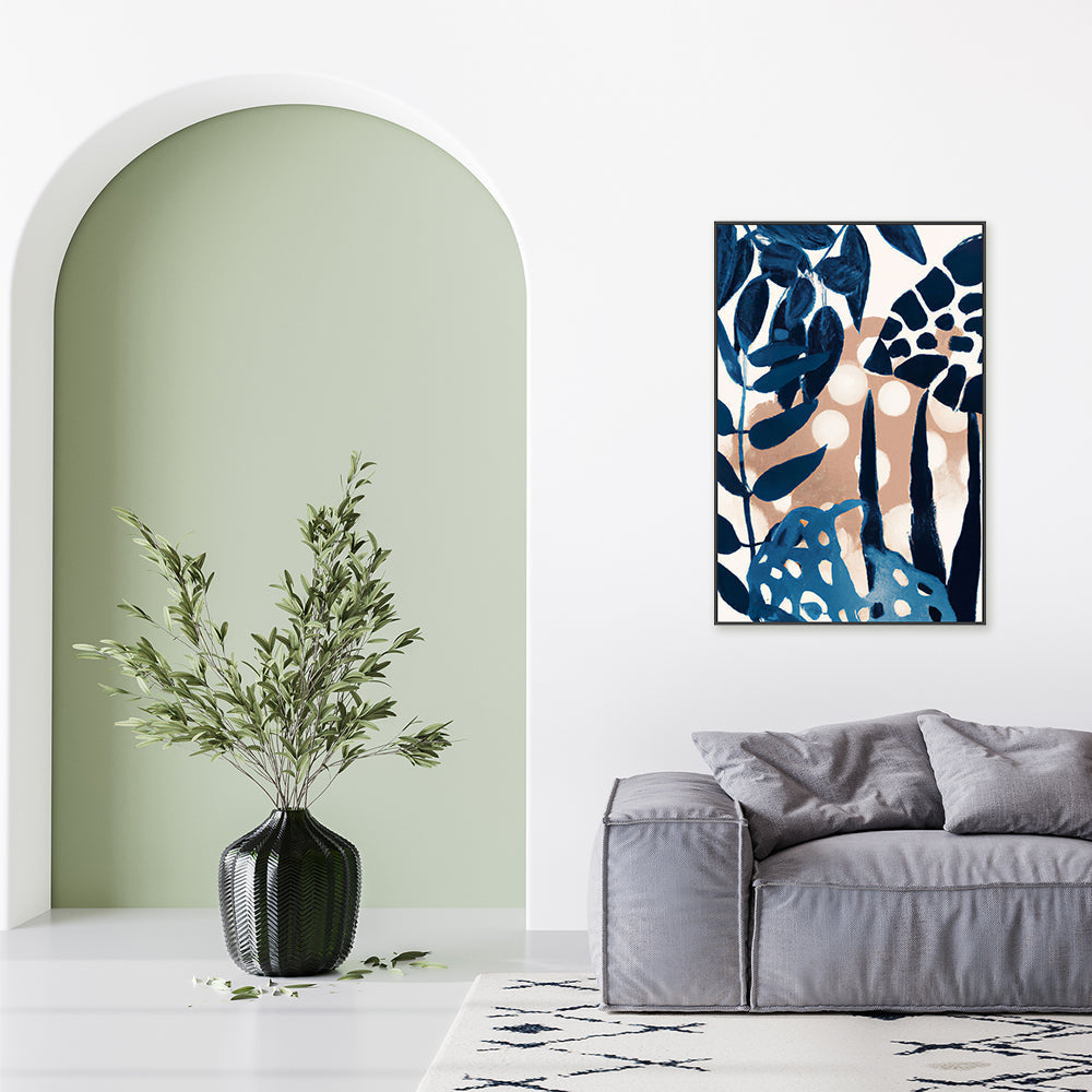 wall-art-print-canvas-poster-framed-Blue Tropics , By Pictufy-8