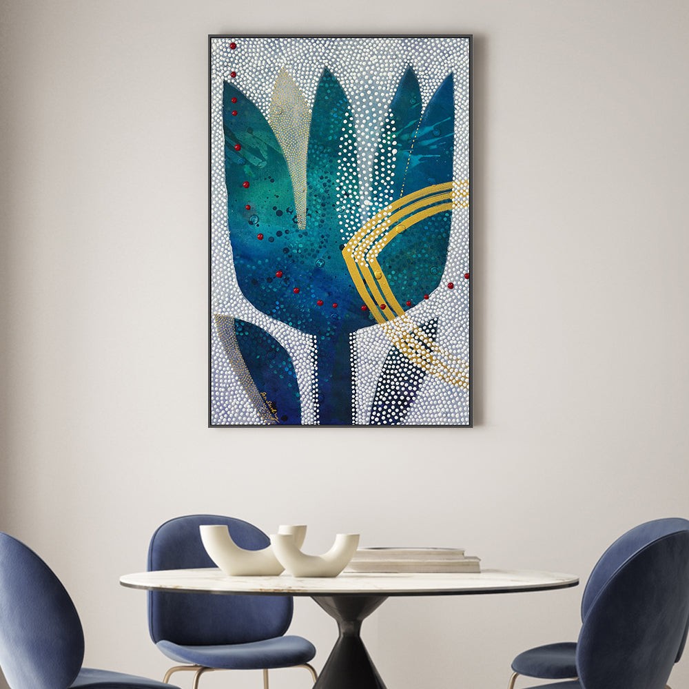 wall-art-print-canvas-poster-framed-Blue Tulip-2