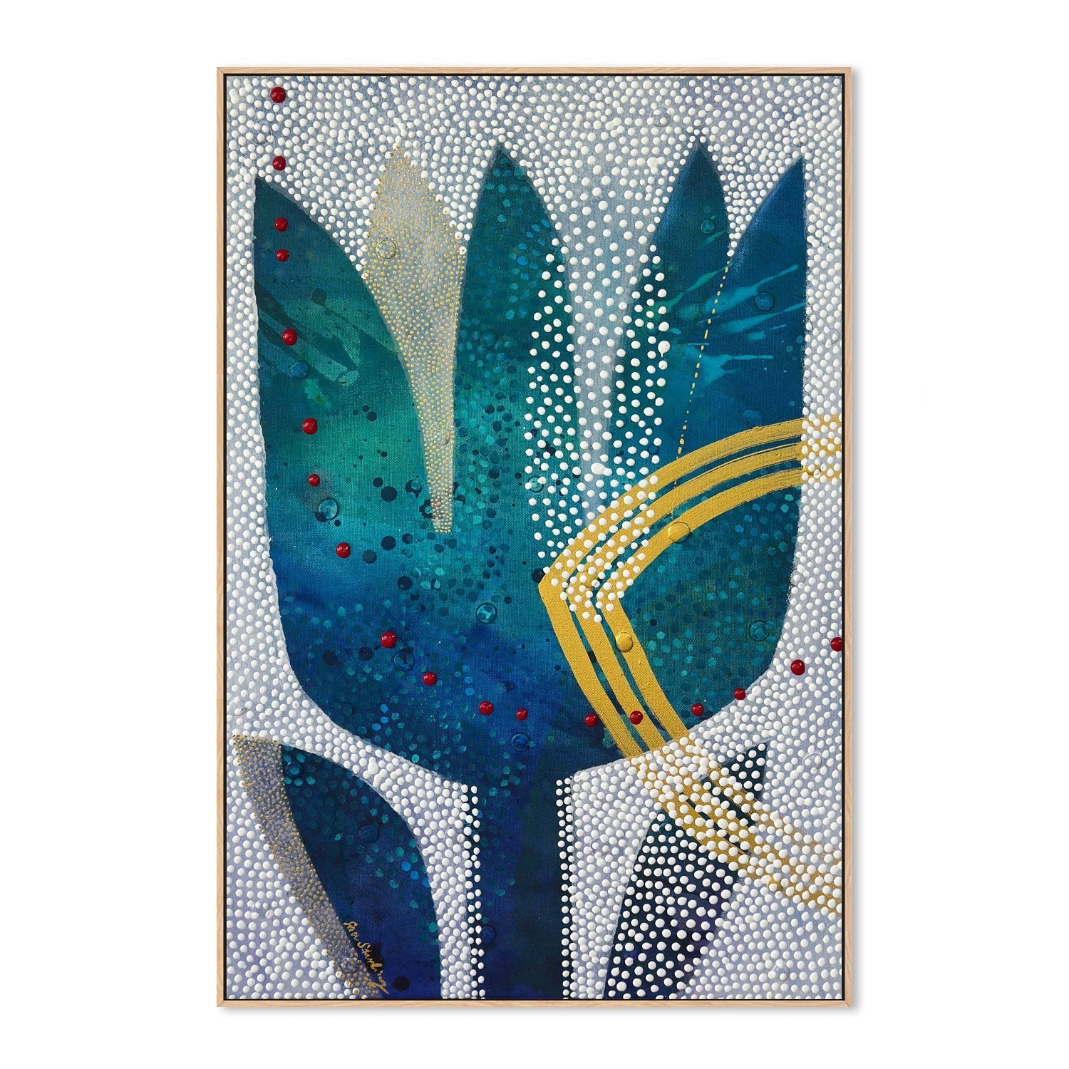wall-art-print-canvas-poster-framed-Blue Tulip-4