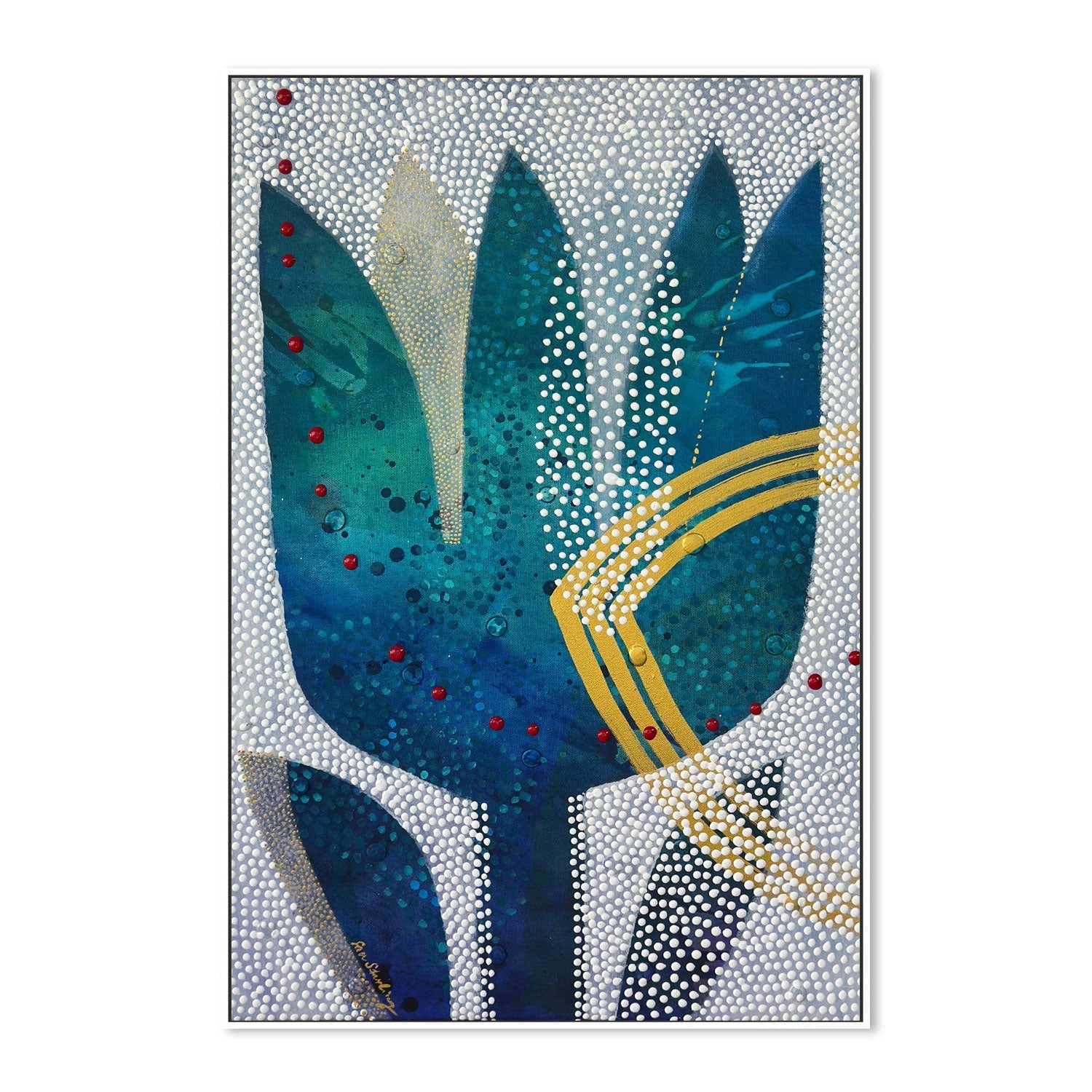 wall-art-print-canvas-poster-framed-Blue Tulip-5