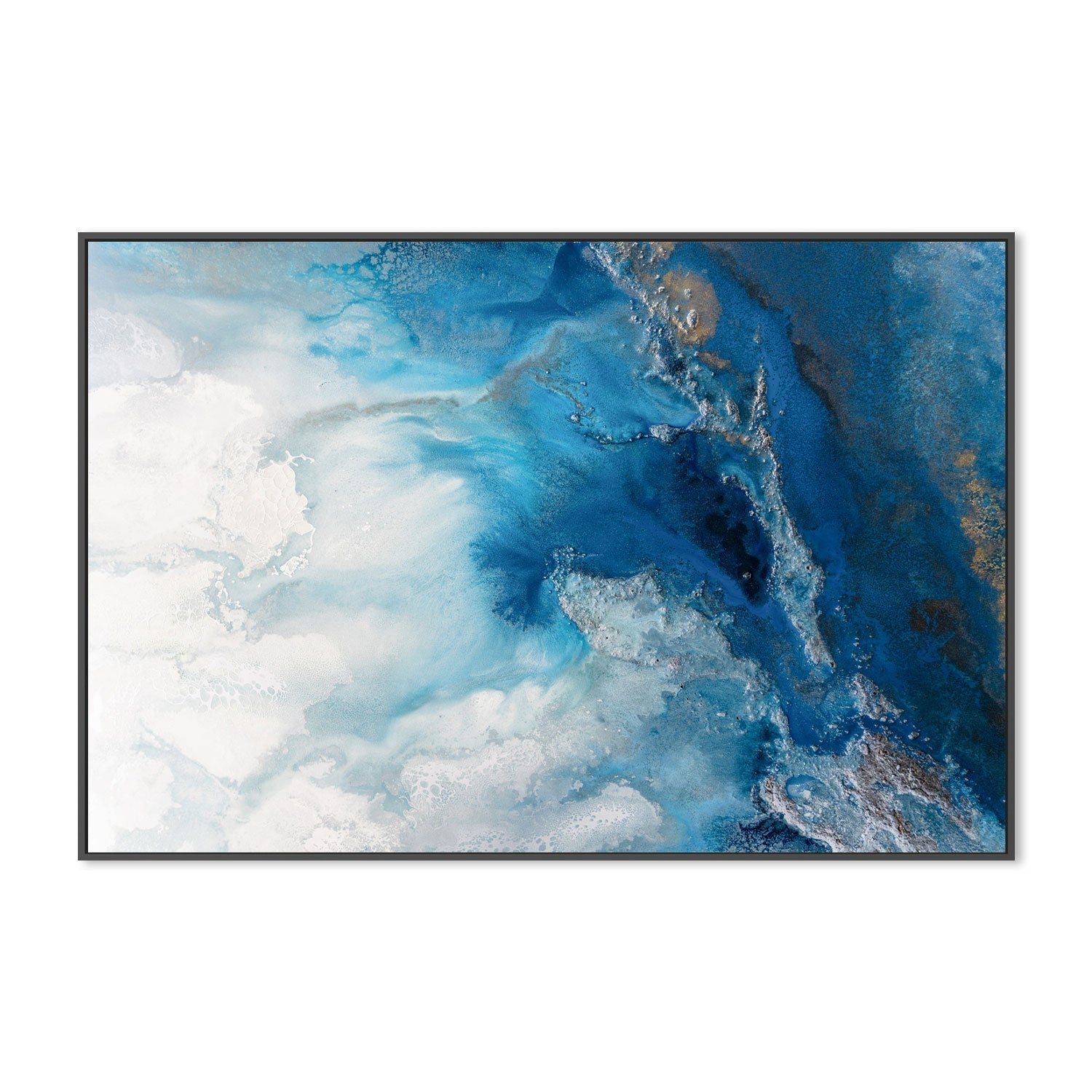 wall-art-print-canvas-poster-framed-Blue Waters , By Petra Meikle-GIOIA-WALL-ART