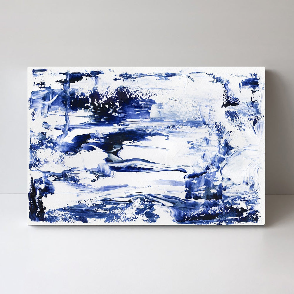wall-art-print-canvas-poster-framed-Blue White-by-Danushka Abeygoda-Gioia Wall Art