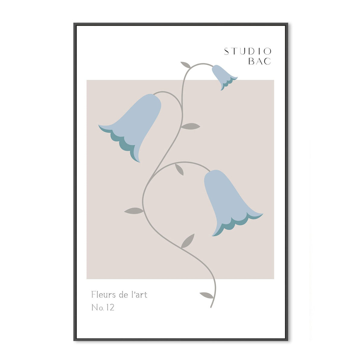 wall-art-print-canvas-poster-framed-Bluebells Studio Bac-by-Plus X Studio-Gioia Wall Art