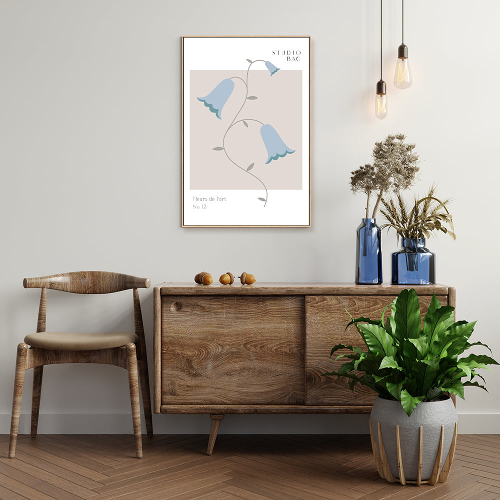 wall-art-print-canvas-poster-framed-Bluebells Studio Bac-by-Plus X Studio-Gioia Wall Art