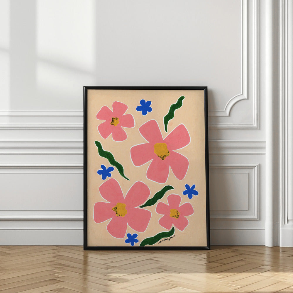 wall-art-print-canvas-poster-framed-Blush , By Oulaya Kebbaj-2