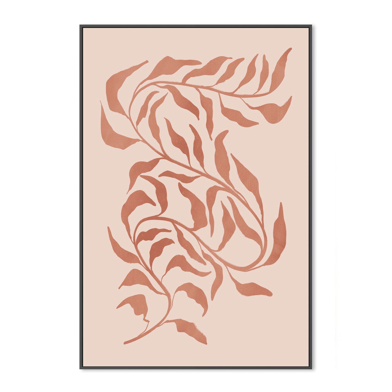 wall-art-print-canvas-poster-framed-Blush Seaweed, Style A , By Nina Blue-3