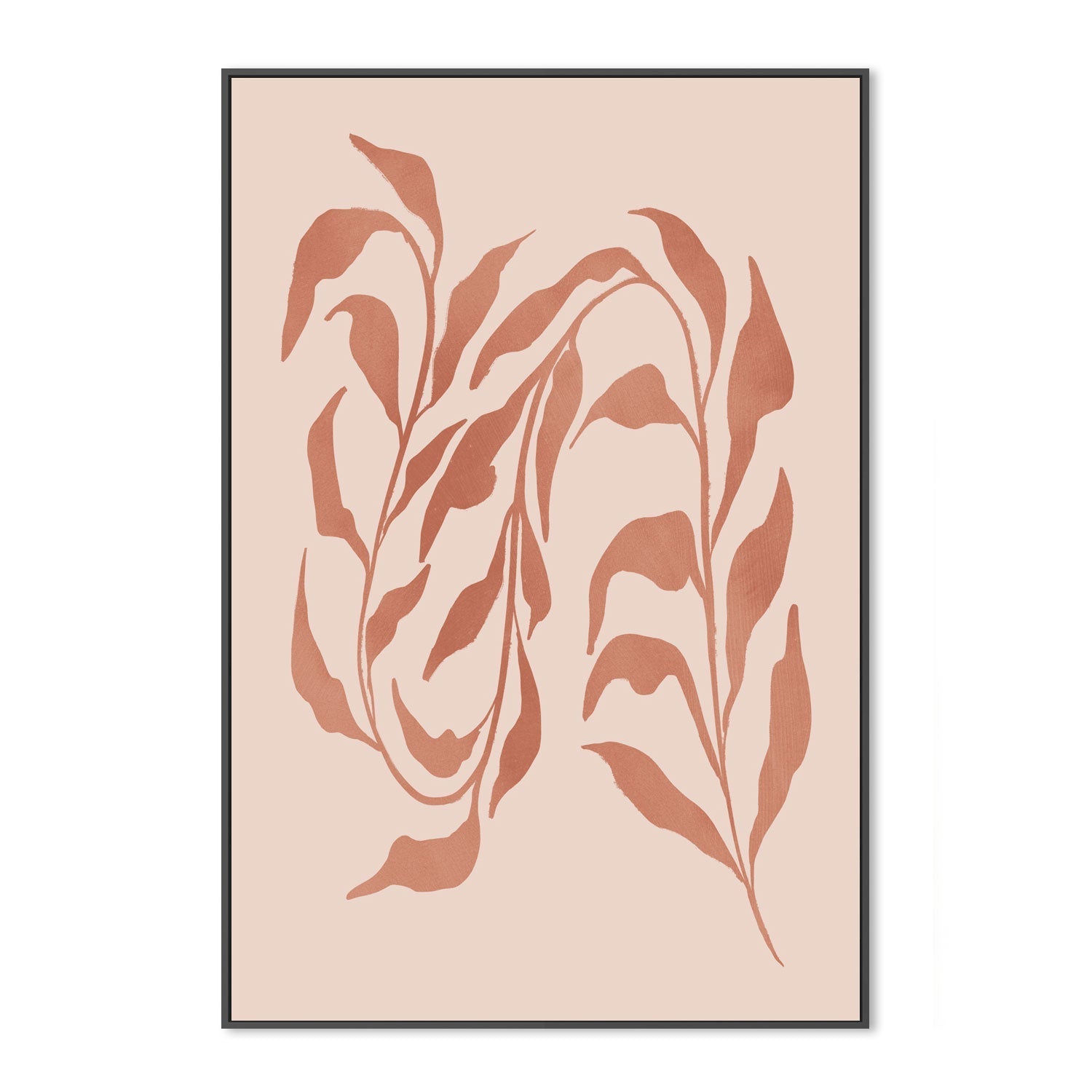 wall-art-print-canvas-poster-framed-Blush Seaweed, Style D , By Nina Blue-3