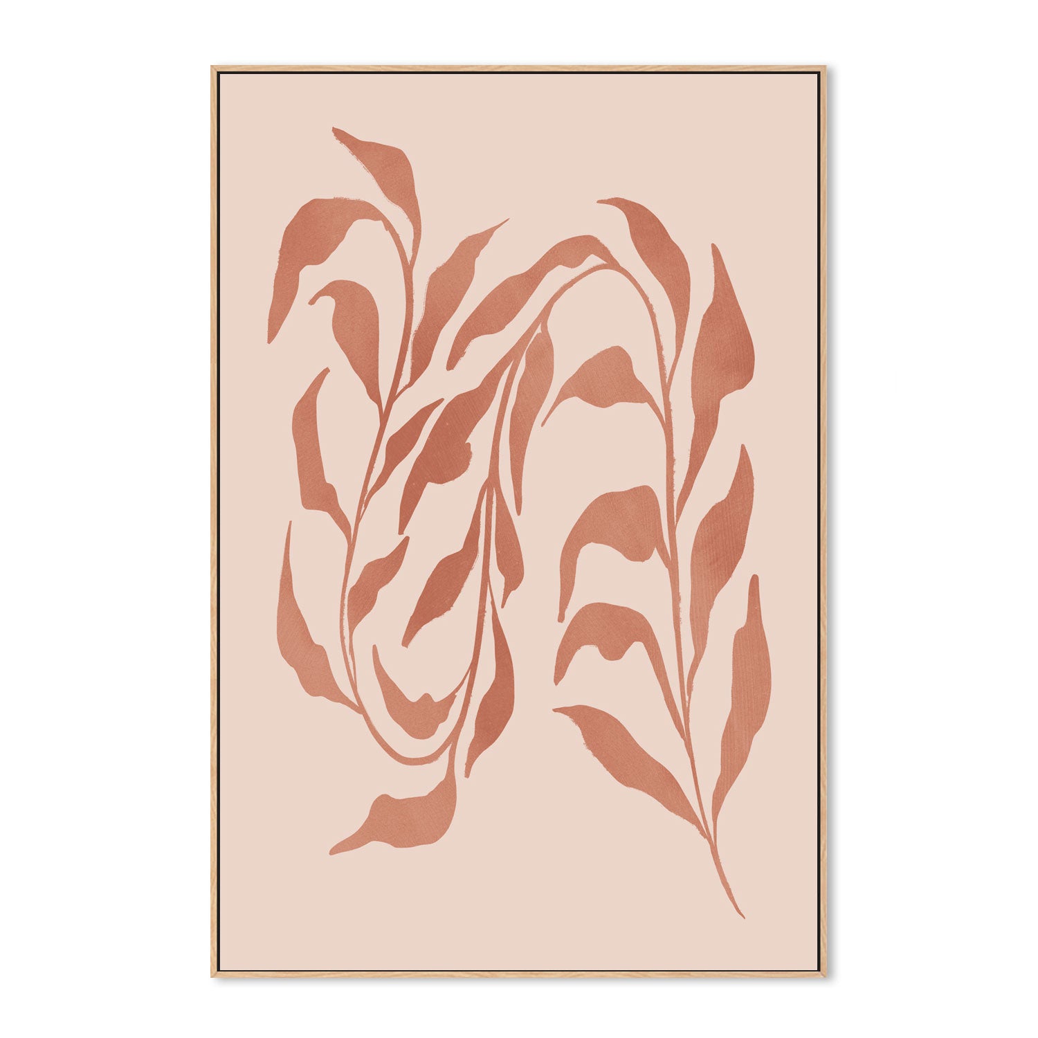 wall-art-print-canvas-poster-framed-Blush Seaweed, Style D , By Nina Blue-4