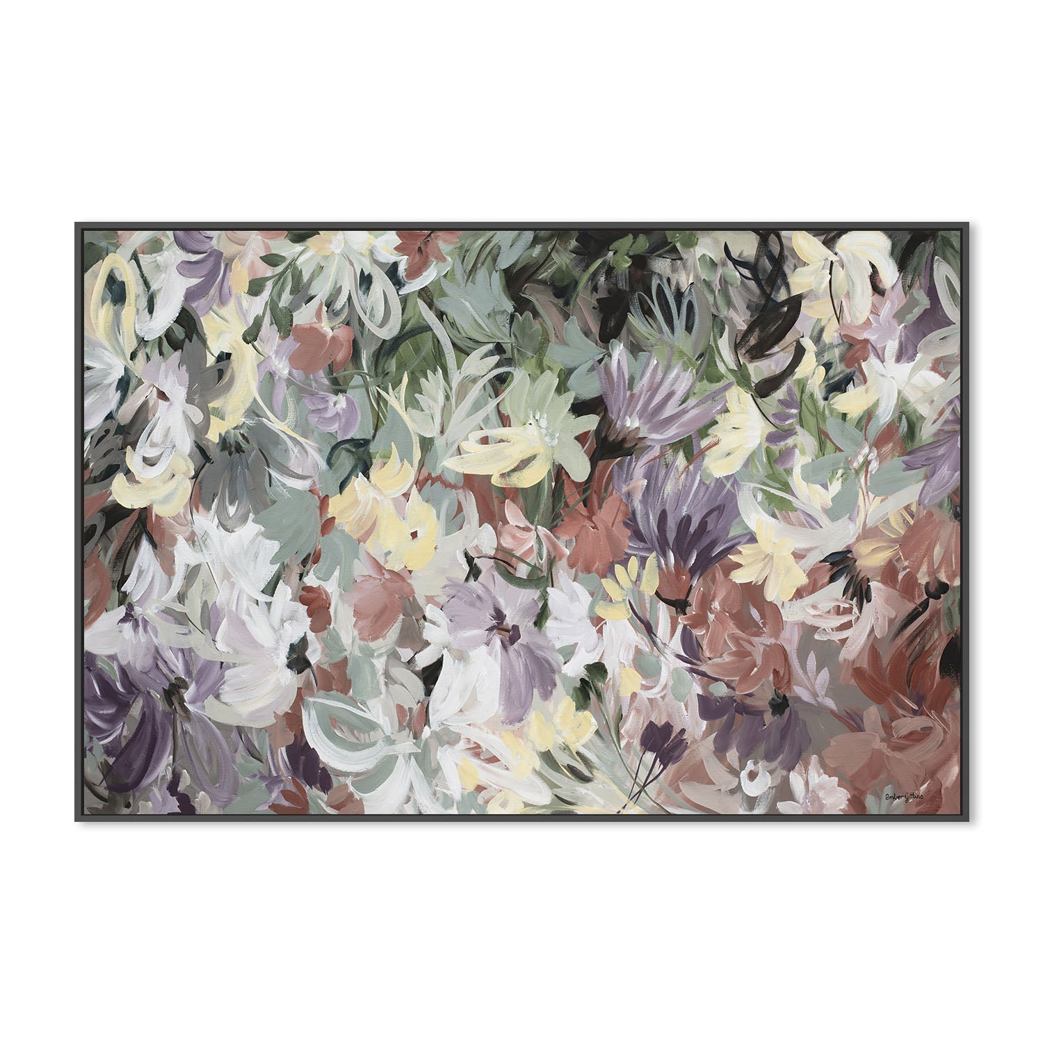 wall-art-print-canvas-poster-framed-Blushing Blooms , By Amber Gittins-3