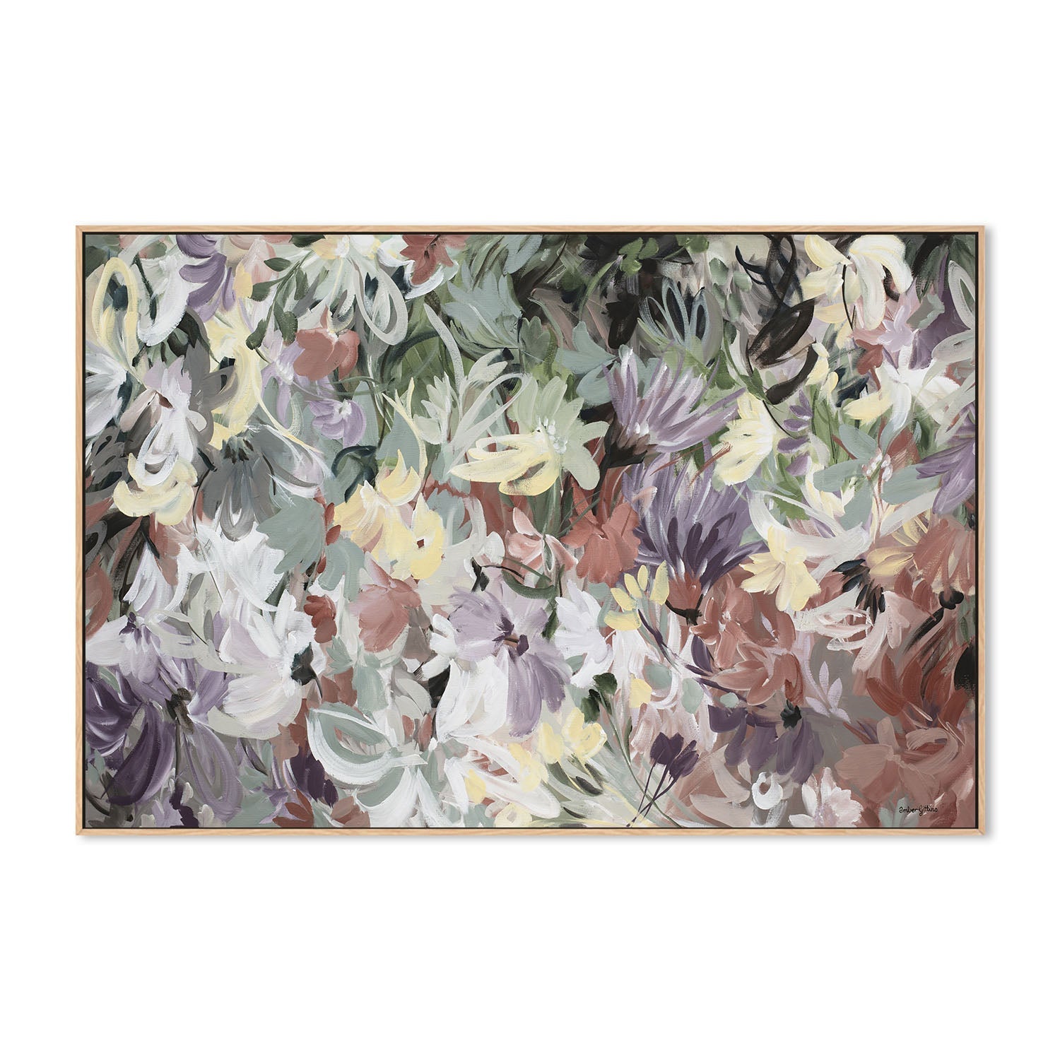 wall-art-print-canvas-poster-framed-Blushing Blooms , By Amber Gittins-4