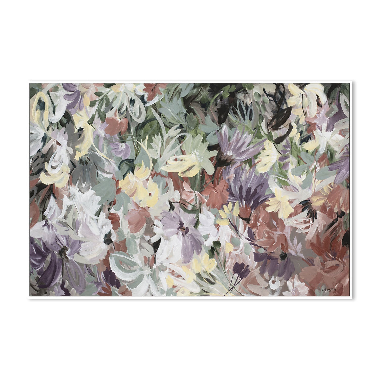 wall-art-print-canvas-poster-framed-Blushing Blooms , By Amber Gittins-5