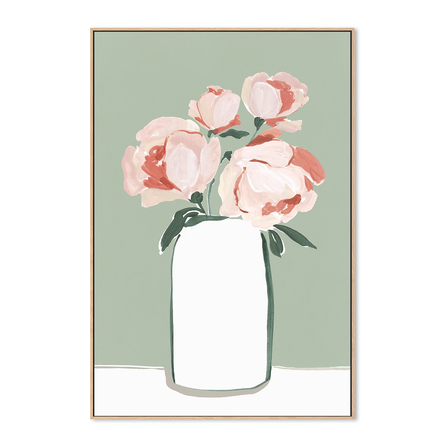 wall-art-print-canvas-poster-framed-Blushing Florals-4