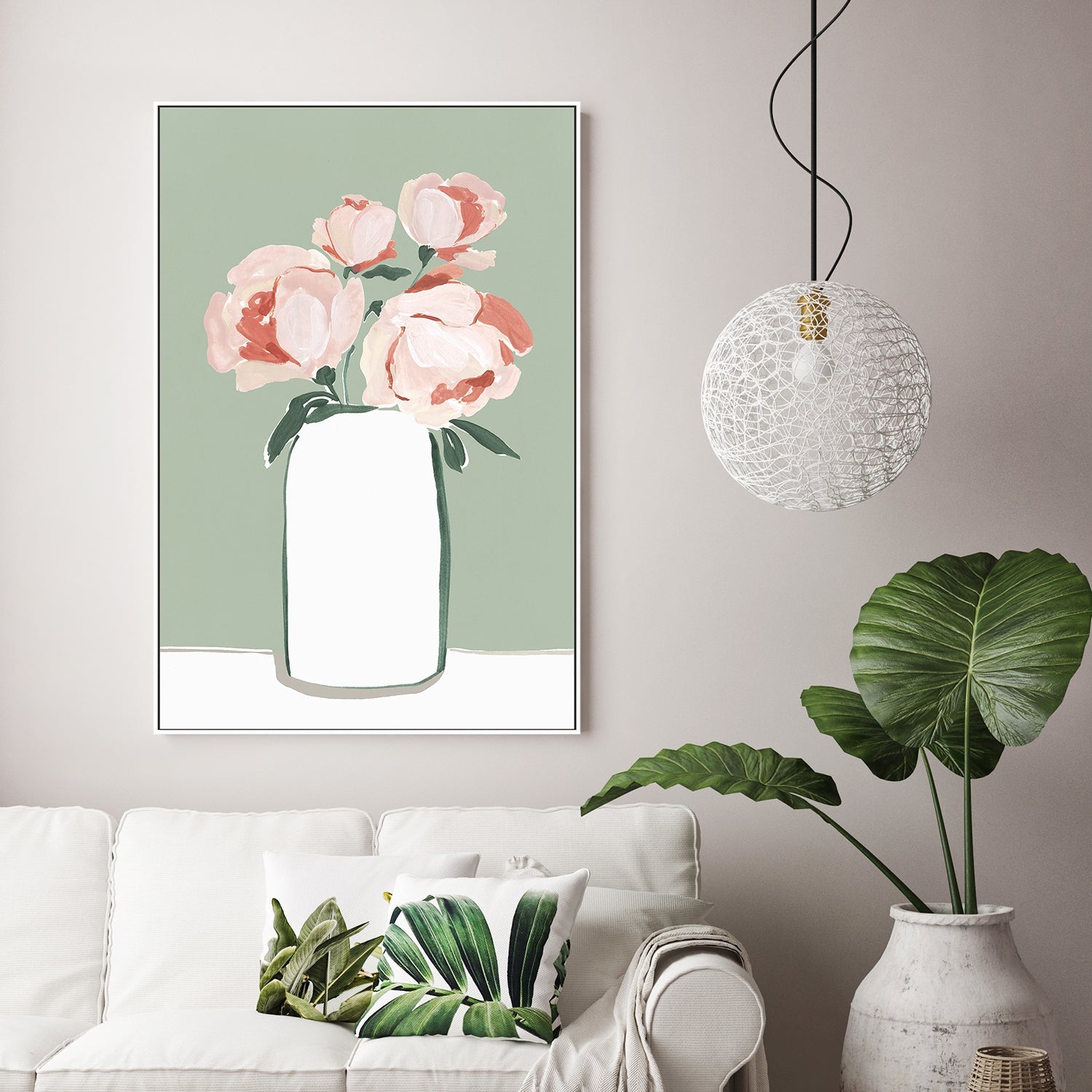 wall-art-print-canvas-poster-framed-Blushing Florals-7