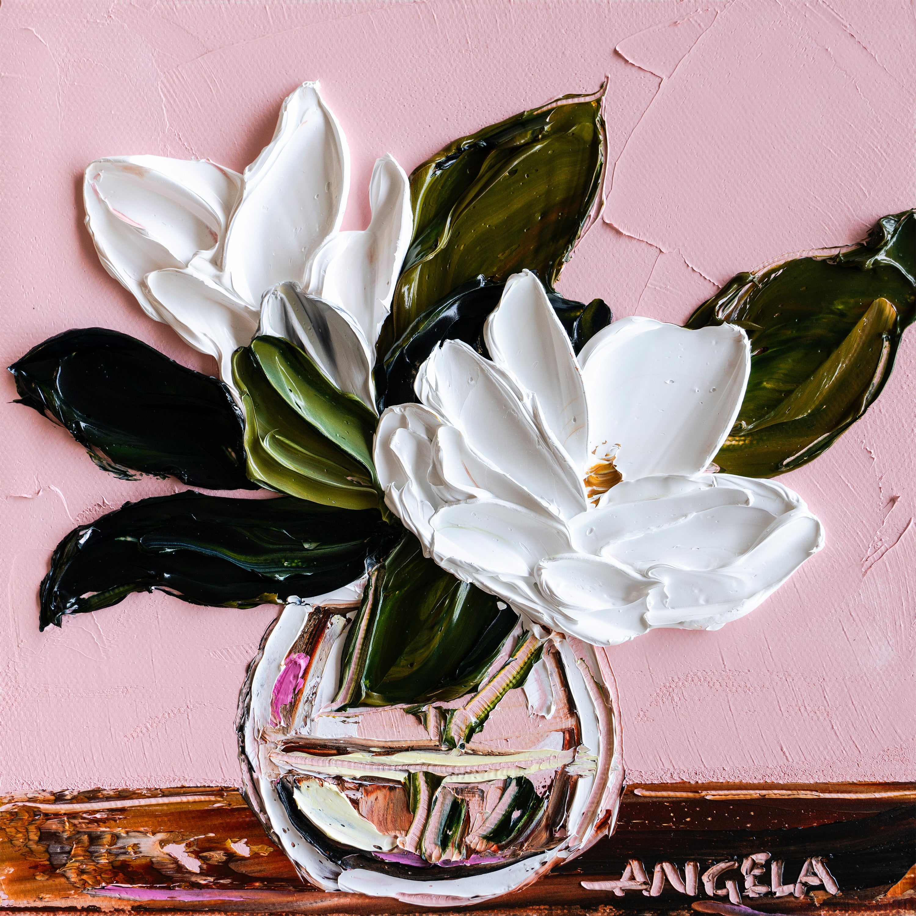 wall-art-print-canvas-poster-framed-Blushing Magnolia-1