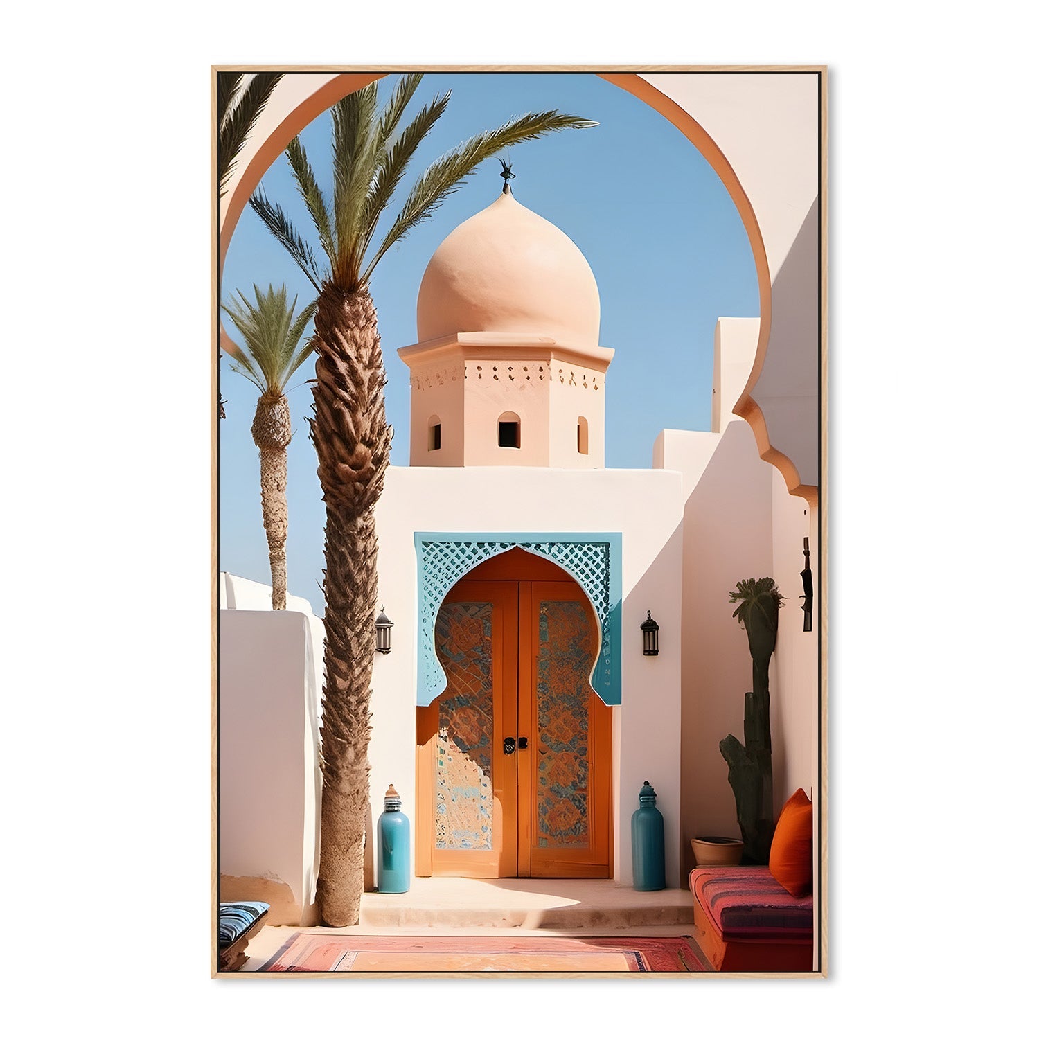 wall-art-print-canvas-poster-framed-Bohemian Arches-4