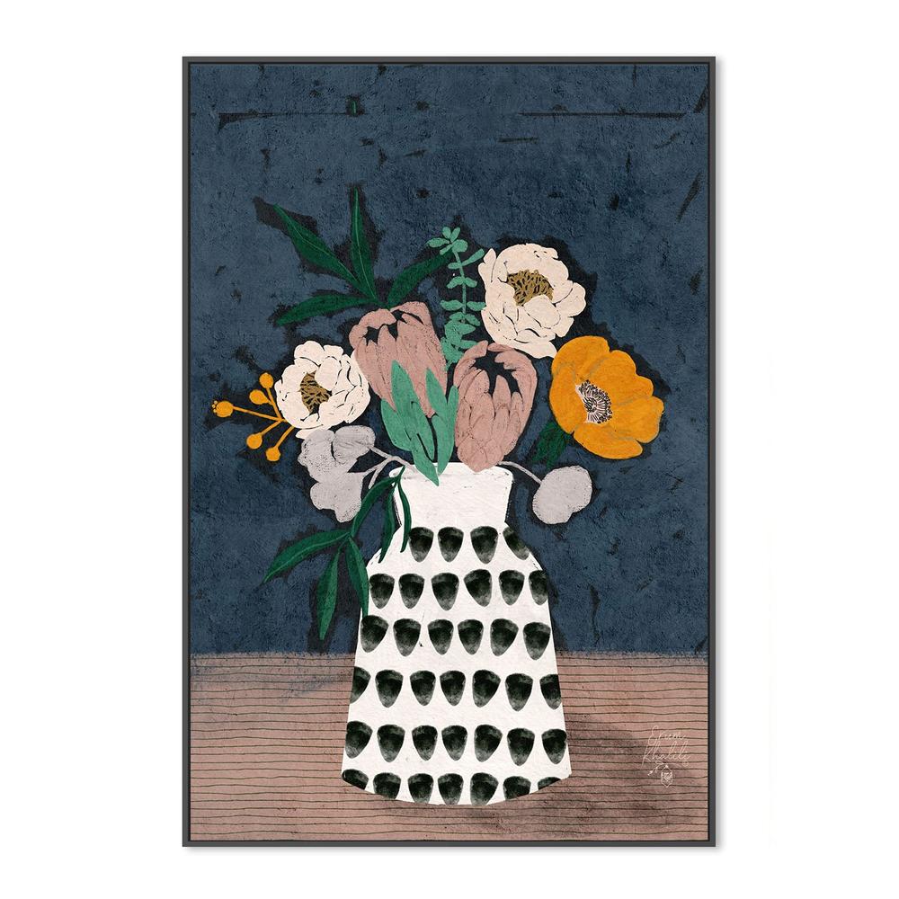 wall-art-print-canvas-poster-framed-Bohemian Floral Bouquet-3